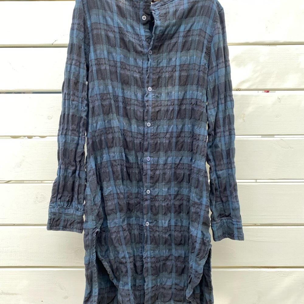 CP Shades Blue and Black Plaid Dress